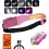 Head Flashlight Waterproof Rechargeable Sensor Lamp, Head Strap, Motion Activated, Long Runtime, Elastic COB LED, Pink 4