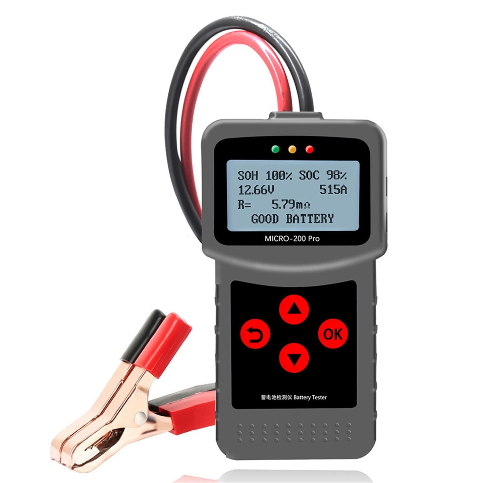 Car Battery Tester 24V 12V Digital Battery Analyzer Micro 200Pro Cca Bci Ca Mca Jis Din Iec 9347817408799