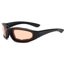 Cycling Glasses Unisex Mountain Bike Eyewear, Clear Lenses, Foam Padding, UV Protection, Motorbike Riding Glasses