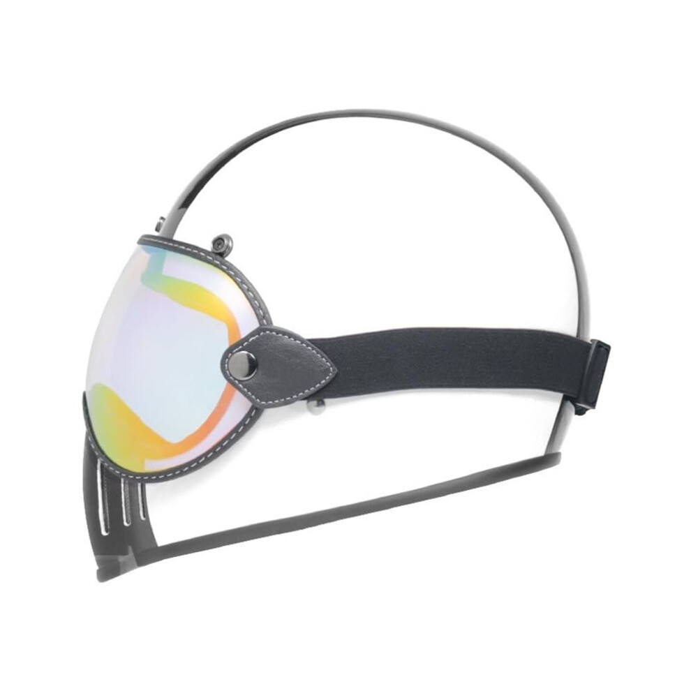 Motorbike Goggles Half Helmet With Sun Visor Compatible With All Motorcycle Helmets Retro Off-Road Riding Glasses 9382693115089