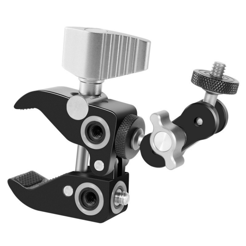 Metal Clamp For Tripods, Slipproof Silicone Pad, Photographic Accessory, Secure Grip For Tripod Mount 9347817409185