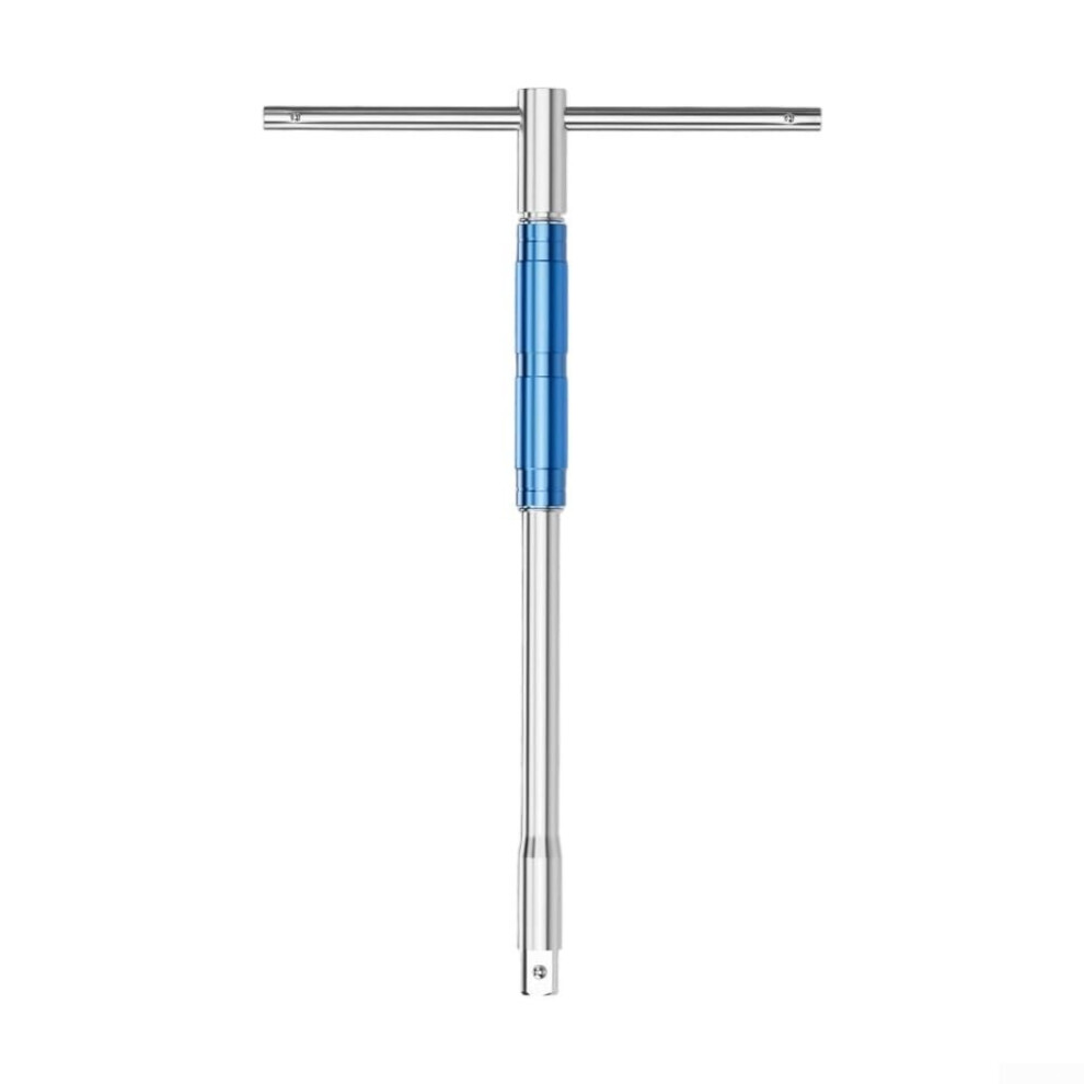 Chrome Vanadium Steel T Handle Wrench 10 Inch With Rotating Feature For Automotive And Mechanical Maintenance 9382693115737