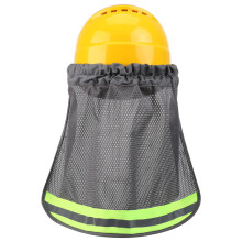 Hard Hat Neck Shade Sun Visor - Reflective Polyester Safety Helmet Brim Cover, Breathable Neck Shield for Outdoor Use