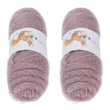 2 Stück Baumwoll-Crochet-Garn 5-6mm Nadel, mittelfein grob für DIY-Projekte