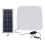 Tragbares 50-W-Solarpanel mit 6
