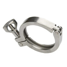 1PCS 1.5 Inch Tri Clamp Fitting 50.5mm Stainless Steel Ferrule for Home Brewing LeakProof Connection