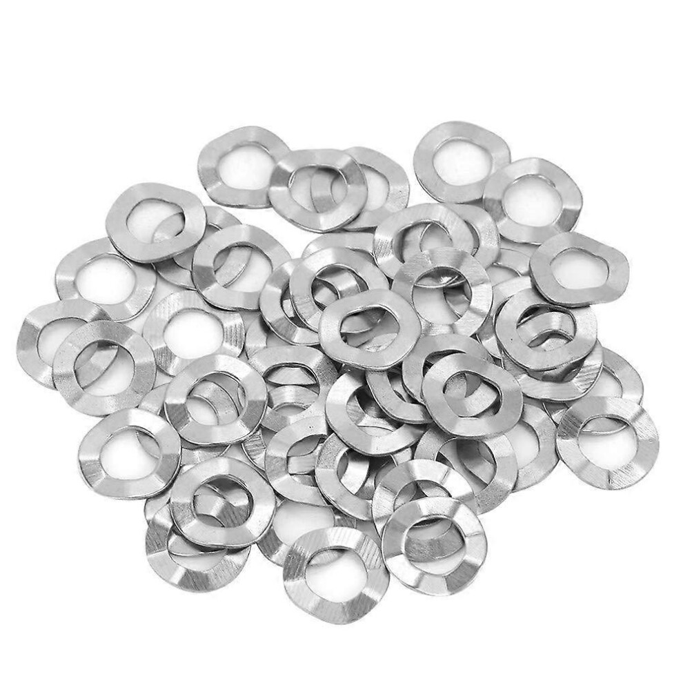 Wave Washer, Stainless Steel Spring Washer M4, M6, M8, M10, M14 (M6(50Pcs)) 6935161373684