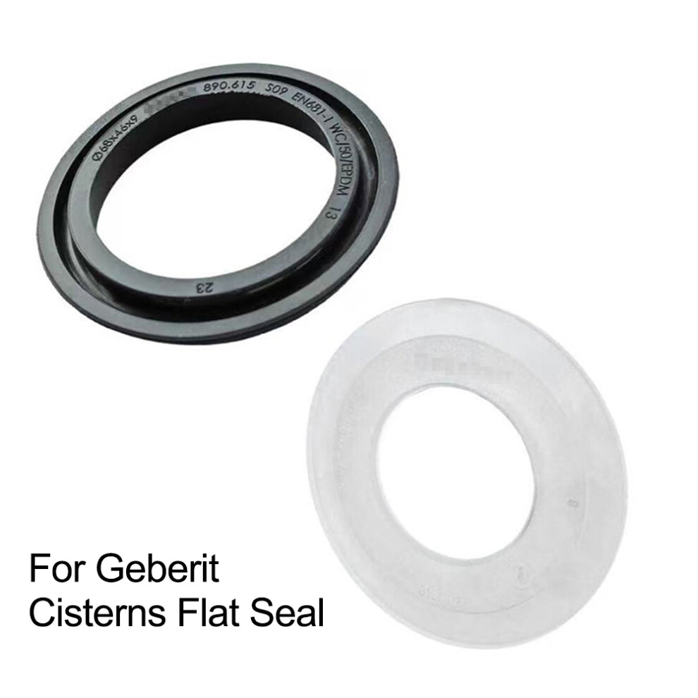 2Pcs Gasket Seal Ring Leak Prevention Water Valve Rubber Gasket For Geberit 240.282.00.1 890.615 Cisterns Flat Seal Flush Valve 6935161536492