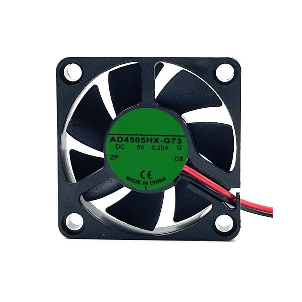 Ad4505hx-G73 5V 0.20A 4510 Cooling Fan 45X45x10mm Low Noise Dc Fan For Computer, Raspberry Pi, And Electronics 9347817410914