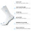 Highly Elastic Athletic Socks with Arch Support & Cushioning 6