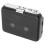 Portable Cassette Player Ton007B Bluetooth Stereo Cassette Player With Headphones Auto Reverse Function Black 1