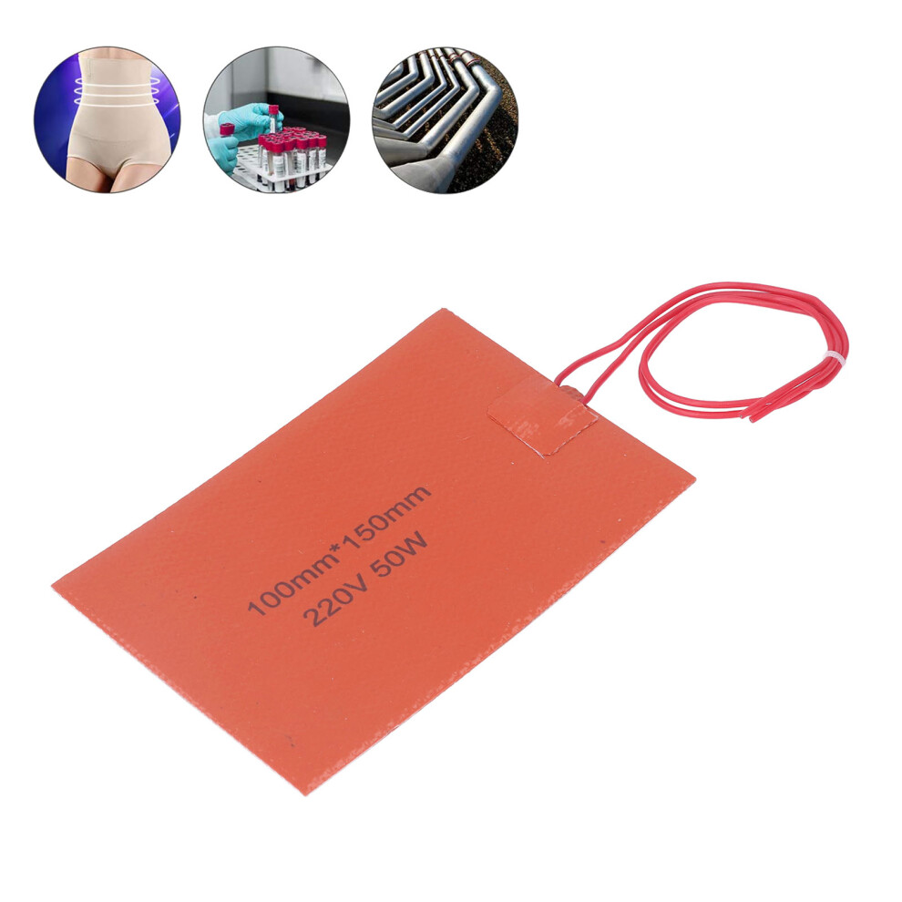 Flexible 50W Silicone Drum Heater Pad - Fast Heat & Insulation 7651375125312