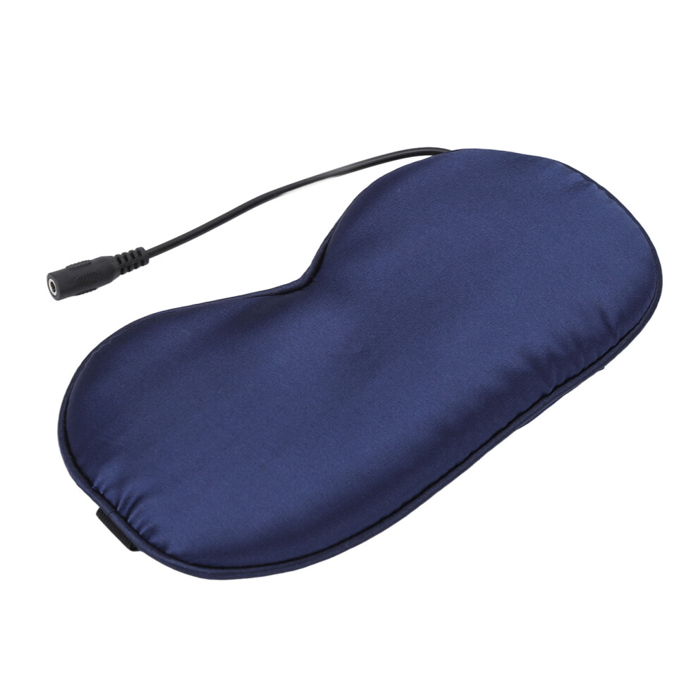Heated Eye Mask with Timer & Adjustable Speeds Silk USB Sleep Stress Relief
