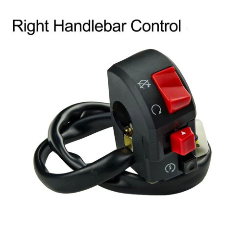 Motorcycle Accessories  Right Side  with Dual Flash ZKG  Combination  Handle 1