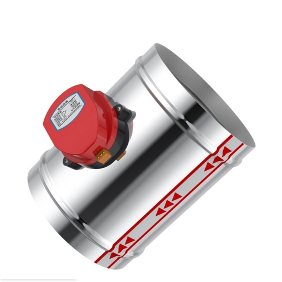 125Mm Stainless Steel Motorized Air Damper 5V Electric Ventilation Valve For Hvac Energy Saving 9199774983266