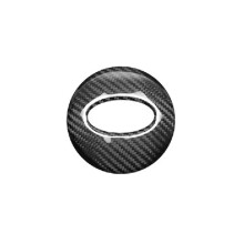 Real Hard Carbon Fiber Sticker for WRX/ WRX STI 2022-2024 Car Steering Wheel Center Cover Accessories,B