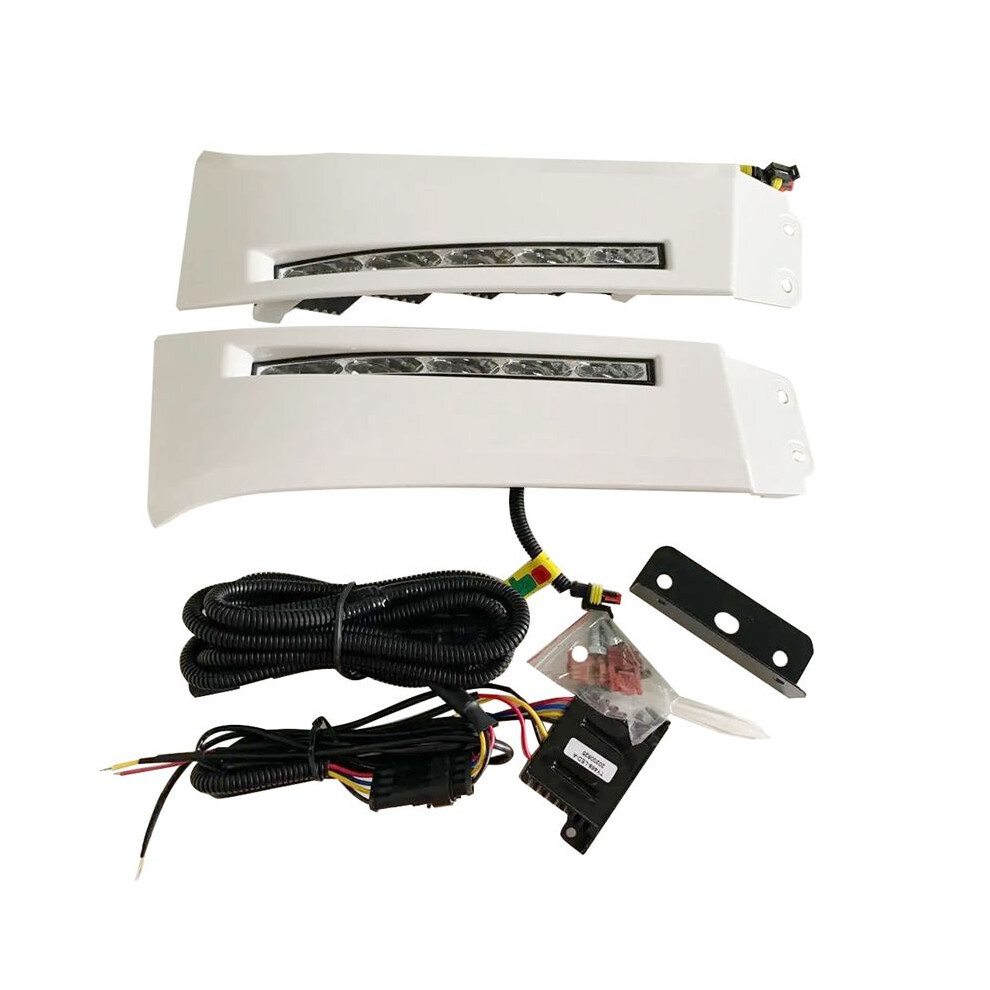 2Pcs 12V Car Led Daytime Running For Tundra Sequoia 2007 -2013 Drl Fog Lamps Light/White 6132083856244