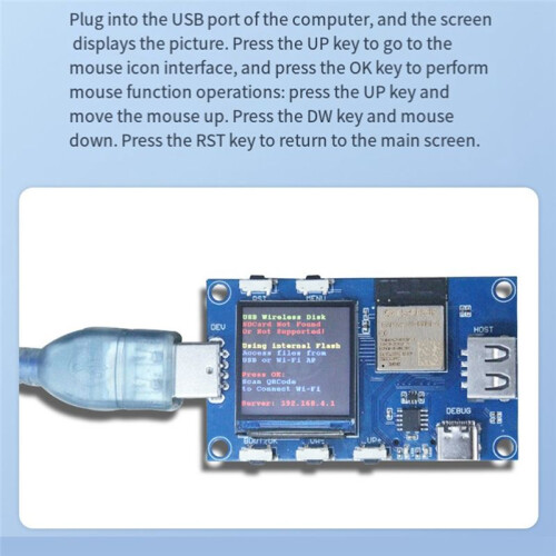 ESP32S3 USB-OTG-Evaluierungstestboard Unterstützt Wi-Fi und BLE5.0 Wireless Functionality Development Board-Modul 2