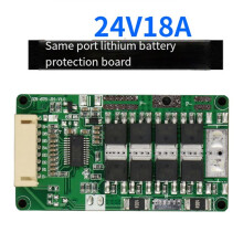 BMS 7S 24V15A Lithium-Batterie-Ladeschutzplatine mit Gleichem Anschluss, Überstrom-/Spannungs-/Entladungs-Kurzschlussschutz