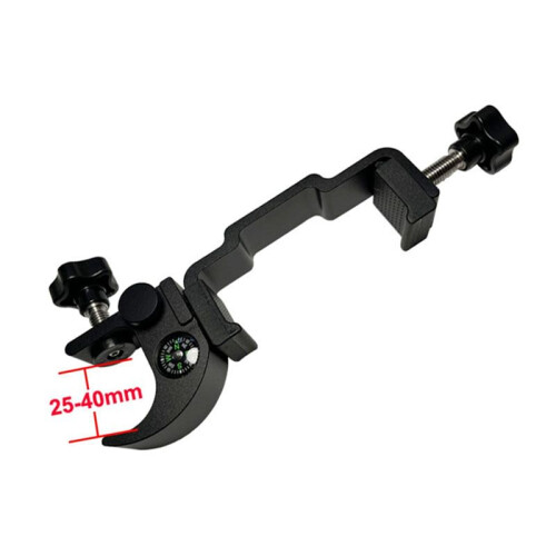 Corrosion Resistant GNSS GPS Pole Clamp with Compass and Open Data Collector Cradle Pole Holder Mount 1