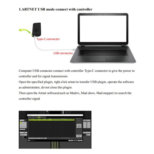 DC5V AN104 WIFI Led Controller Support ARTNET/Built-in Effect/DMX Code Writing Mode with Adapter(A) 2