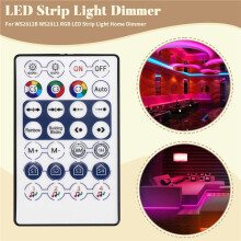 DC12-24V 28 Key RF Controller WiFi APP Musik Stimme Fern Bedienung für WS2812B WS2811 RGB LED Streifen Licht Hause Dimmer