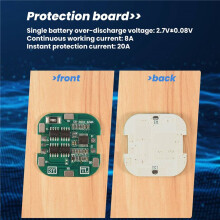 5 StüCk 4S BMS 8A 14,8V 18650 Li-Ion Lithium Batterie Ladeplatine Quadratischer PCB Kurzschlussschutz für Bohrmotor