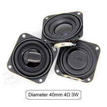 2 STÜCKE 1,5 Zoll Audio Lautsprecher 4Ω 3W 40Mm Bass Multimedia Lautsprecher DIY Sound Lautsprecher mit Befestigungsloch für Heimkino