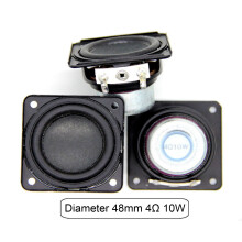 1,8 Zoll Audio Lautsprecher 4Ω 10W 48Mm Bass Multimedia Lautsprecher DIY Sound Lautsprecher mit Montageloch