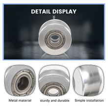 GT2 20 Zahnlose Bohrung 5 Mm Aluminium Zahnriemen Umlenkrolle für 3D-Drucker 6 Mm Breite Zahnriemen (Packung mit 10 StüCk)