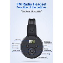 Kabelloser Radio KopfhöRer FM Radio KopfhöRer Über Dem Ohr Stereo KopfhöRer KopfhöRer für Computer Telefone