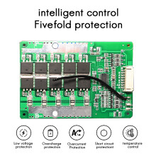 6S 24V BMS-Lithiumbatterie-Ladeschutzplatine mit Ausgeglichener Ladung MOS Enhanced PCB Protection Board-50A