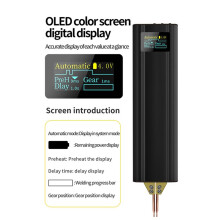 80-Gang-OLED-Digitalanzeige-PunktschweißGeräT, Tragbare Dual-Puls-Handybatteriezelle, 18650-Lithiumbatterie-PunktschweißGeräT