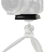 Schnellwechselplatte Aus Aluminiumlegierung, Klemmadapter, Verschiebbare Montageplatte für Stativ, Einbeinstativ, Kugelkopf für DSLR-Kamera