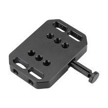 Universelle V-Mount-Batterieplatte, Batterie-Netzadapter-Montagebasis mit Mehreren 1/4-Zoll-Gewindelöchern für eine Einfache Einrichtung