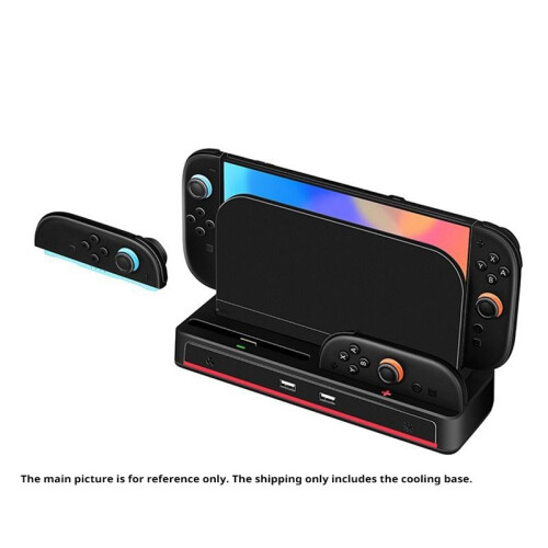 For  2 Console Storage Charging and Cooling Base NS2 Left and Right Small Controller Charging Dock with RGB Light 2