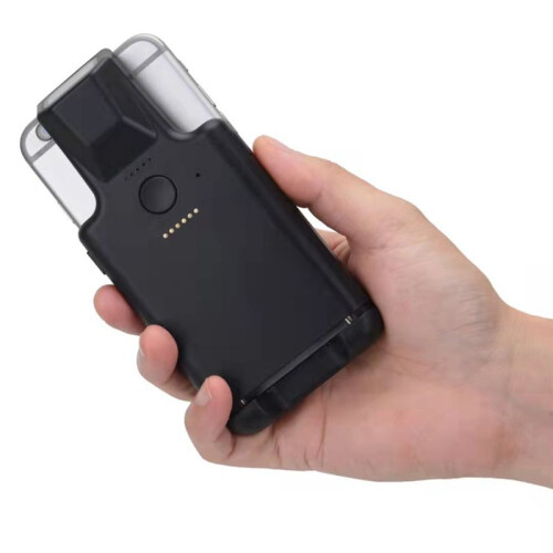 2D Back Clip  Barcode Scanner Draagbare Barcode Reader Data Matrix 1D QR Barcode Reader Android IOS 1