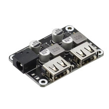 Dual-USB-Schnellladegerät Fürs Auto, Lademodul, Eingang 6 V - 30 V, Einzelanschluss, 18 W, für QC2.0 QC3.0 Auto-Fahrzeugplatine B