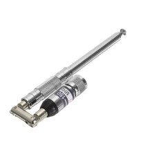 VHF-Radio TNC-Antenne Edelstahl VHF FM-Antenne 76-108 MHz FM-Radiosender Walkie-Talkies-Teil