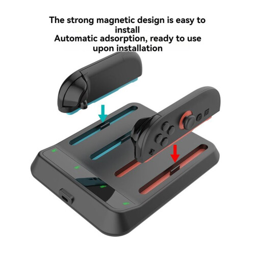 For  2  Left and Right Controller Charging Stand NS2 Controller 4-in-1 Charging Stand with Indicator Light 1