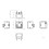 M5Stack  Battery Base 200mAh Rechargeable Battery for IoT Devices Portable Tomic Battery Base 8