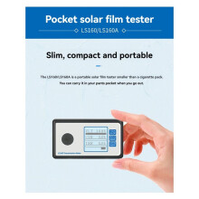 Solarfolien-Transmissionsmessgerät, Testfenstertönungen mit UV-IR-Abweisung, Sichtbare Lichtdurchlässigkeit, UV-Messgerät LS160