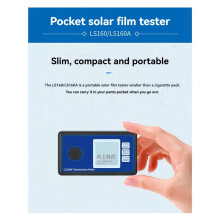 Solarfolien-Transmissionsmessgerät, Testfenstertönungen mit UV-IR-Abweisung, Sichtbare Lichtdurchlässigkeit, UV-Messgerät LS160A