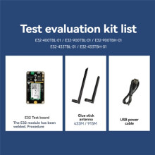 433 MHz 3,0 DBi LoRa IOT Sender-Empfänger-Testplatine E32-433TBH-01 mit E32-433T30S Modulantenne USB-Kabel