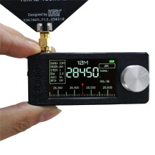 SI4732 Radio 0,5-108 MHz LSB USB AM FM -Taschenradio 1,9-Zoll-IPS-Bildschirm Allband-Radioempfänger mit Ringantenne A