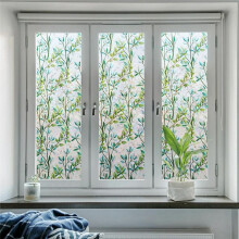 Sichtschutzfolie für Fenster, Buntglasfensterfolie, hitzeblockierende Regenbogen-Fensterfolie für Glastüren, Schlafzimmerfenster