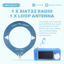 SI4732 Mini10-180 MHz SMA-Schnittstelle -Loop-Antenne Radioempfänger im Taschenformat -Radio LSB USB AM FM -Radio
