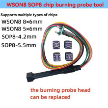 4-in-1 für Sop8 Wsonvson Chip Download Brennen Schreibsonde Federnadel Flash Eeprom Chip Brennerkabel VSOP8/VSON8/WSON8