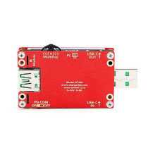 KT002 Tragbarer USB-Tester Digitales PD-Spannungs-Täuschungsinstrument Schnellladetester Ladekopf Netzwerktester