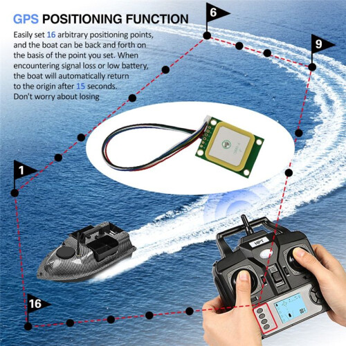 Outdoor-Köderboot-GPS-Modul für GPS-Fischerboot R18 CTV18 V18 C118 Ersatzteile für Angelköderboot 2